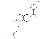 (4aS*,8aR*)-1-(4-hydroxybutyl)-6-[(1-methyl-1H-pyrazol-4-yl)carbonyl]octahydro-1,6-naphthyridin-2(1H)-one