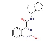 2-hydroxy-N-[rel-(1S,3aS,6aS)-octahydro-1-pentalenyl]-4-quinazolinecarboxamide