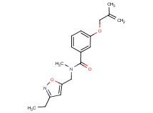 N-[(3-ethylisoxazol-5-yl)methyl]-N-methyl-3-[(2-methylprop-2-en-1-yl)oxy]benzamide