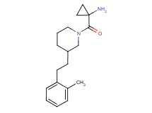 [1-({3-[2-(2-methylphenyl)ethyl]-1-piperidinyl}carbonyl)cyclopropyl]amine hydrochloride