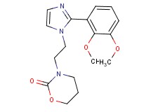 3-{2-[2-(2,3-dimethoxyphenyl)-1H-imidazol-1-yl]ethyl}-1,3-oxazinan-2-one
