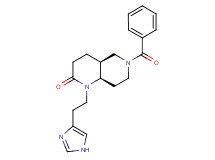 (4aS*,8aR*)-6-benzoyl-1-[2-(1H-imidazol-4-yl)ethyl]octahydro-1,6-naphthyridin-2(1H)-one