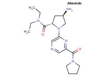 (4R)-4-amino-N,N-diethyl-1-[6-(pyrrolidin-1-ylcarbonyl)pyrazin-2-yl]-L-prolinamide