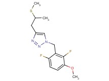 1-(2,6-difluoro-3-methoxybenzyl)-4-[2-(methylthio)propyl]-1H-1,2,3-triazole