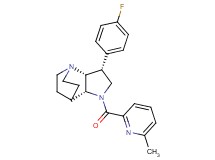 (3R*,3aR*,7aR*)-3-(4-fluorophenyl)-1-[(6-methylpyridin-2-yl)carbonyl]octahydro-4,7-ethanopyrrolo[3,2-b]pyridine