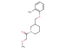 1-(methoxyacetyl)-3-[(2-methylphenoxy)methyl]piperidine