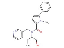 N-[1-(hydroxymethyl)propyl]-1-methyl-5-phenyl-N-(pyridin-3-ylmethyl)-1H-pyrrole-2-carboxamide