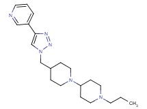1'-propyl-4-[(4-pyridin-3-yl-1H-1,2,3-triazol-1-yl)methyl]-1,4'-bipiperidine