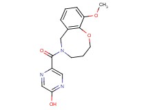 5-[(10-methoxy-3,4-dihydro-2H-1,5-benzoxazocin-5(6H)-yl)carbonyl]pyrazin-2-ol