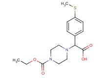 [4-(ethoxycarbonyl)piperazin-1-yl][4-(methylthio)phenyl]acetic acid