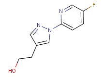 2-[1-(5-fluoropyridin-2-yl)-1H-pyrazol-4-yl]ethanol