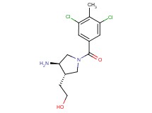 2-[rel-(3S,4R)-4-amino-1-(3,5-dichloro-4-methylbenzoyl)-3-pyrrolidinyl]ethanol hydrochloride