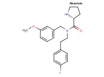 N-[2-(4-fluorophenyl)ethyl]-N-(3-methoxybenzyl)-D-prolinamide