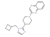 2-{4-[1-(cyclobutylmethyl)-1H-imidazol-2-yl]-1-piperidinyl}quinoxaline