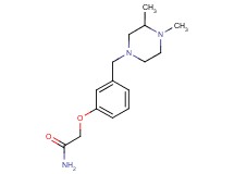 2-{3-[(3,4-dimethylpiperazin-1-yl)methyl]phenoxy}acetamide