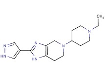 5-(1-ethylpiperidin-4-yl)-2-(1H-pyrazol-4-yl)-4,5,6,7-tetrahydro-1H-imidazo[4,5-c]pyridine