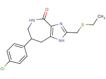 7-(4-chlorophenyl)-2-[(ethylthio)methyl]-5,6,7,8-tetrahydroimidazo[4,5-c]azepin-4(1H)-one
