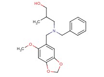 3-{benzyl[(6-methoxy-1,3-benzodioxol-5-yl)methyl]amino}-2-methylpropan-1-ol