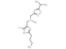 1-(2-butyl-5-chloro-1H-imidazol-4-yl)-N-[(5-isopropyl-1,2,4-oxadiazol-3-yl)methyl]-N-methylmethanamine
