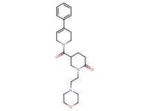 1-[2-(4-morpholinyl)ethyl]-5-[(4-phenyl-3,6-dihydro-1(2H)-pyridinyl)carbonyl]-2-piperidinone
