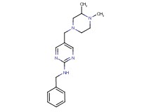 N-benzyl-5-[(3,4-dimethylpiperazin-1-yl)methyl]pyrimidin-2-amine