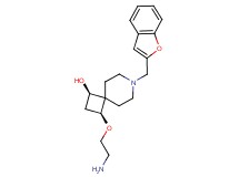 rel-(1R,3S)-3-(2-aminoethoxy)-7-(1-benzofuran-2-ylmethyl)-7-azaspiro[3.5]nonan-1-ol dihydrochloride