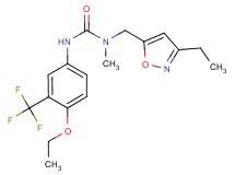 N'-[4-ethoxy-3-(trifluoromethyl)phenyl]-N-[(3-ethylisoxazol-5-yl)methyl]-N-methylurea
