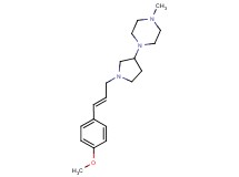 1-{1-[(2E)-3-(4-methoxyphenyl)prop-2-en-1-yl]pyrrolidin-3-yl}-4-methylpiperazine
