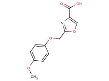 2-[(4-methoxyphenoxy)methyl]-1,3-oxazole-4-carboxylic acid