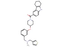N-methyl-1-(3-{[1-(2,3,4,9-tetrahydro-1H-carbazol-6-ylcarbonyl)-4-piperidinyl]oxy}phenyl)-N-(3-thienylmethyl)methanamine