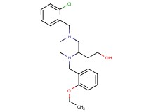 2-[4-(2-chlorobenzyl)-1-(2-ethoxybenzyl)-2-piperazinyl]ethanol