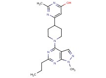 2-methyl-6-[1-(1-methyl-6-propyl-1H-pyrazolo[3,4-d]pyrimidin-4-yl)piperidin-4-yl]pyrimidin-4-ol