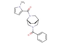 (1S*,5R*)-3-benzoyl-6-[(1-methyl-1H-pyrrol-2-yl)carbonyl]-3,6-diazabicyclo[3.2.2]nonane