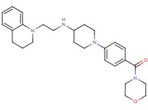 N-[2-(3,4-dihydro-1(2H)-quinolinyl)ethyl]-1-[4-(4-morpholinylcarbonyl)phenyl]-4-piperidinamine