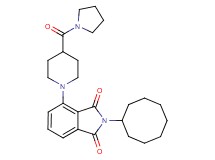 2-cyclooctyl-4-[4-(1-pyrrolidinylcarbonyl)-1-piperidinyl]-1H-isoindole-1,3(2H)-dione