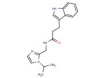 3-(1H-indol-3-yl)-N-[(1-isopropyl-1H-imidazol-2-yl)methyl]propanamide