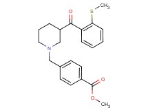 methyl 4-({3-[2-(methylthio)benzoyl]-1-piperidinyl}methyl)benzoate