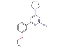 4-(3-ethoxyphenyl)-6-pyrrolidin-1-ylpyrimidin-2-amine