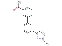 1-[3'-(1-methyl-1H-pyrazol-3-yl)-3-biphenylyl]ethanone