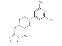 1-(2,6-dimethyl-4-pyridinyl)-4-[(1-methyl-1H-imidazol-2-yl)methyl]piperazine