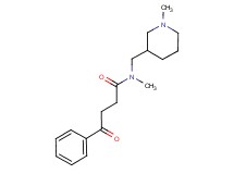 N-methyl-N-[(1-methylpiperidin-3-yl)methyl]-4-oxo-4-phenylbutanamide