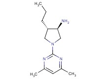 rel-(3R,4S)-1-(4,6-dimethyl-2-pyrimidinyl)-4-propyl-3-pyrrolidinamine dihydrochloride
