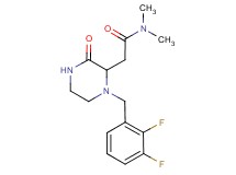 2-[1-(2,3-difluorobenzyl)-3-oxo-2-piperazinyl]-N,N-dimethylacetamide