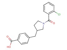 4-{[1-(2-chlorobenzoyl)pyrrolidin-3-yl]methyl}benzoic acid