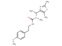 N-[1-(2,5-dimethyl-1,3-thiazol-4-yl)ethyl]-N'-[2-(4-methoxyphenyl)ethyl]-N-methylurea