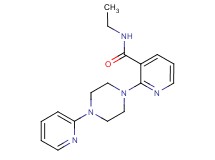 N-ethyl-2-[4-(2-pyridinyl)-1-piperazinyl]nicotinamide