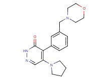 4-[3-(morpholin-4-ylmethyl)phenyl]-5-pyrrolidin-1-ylpyridazin-3(2H)-one