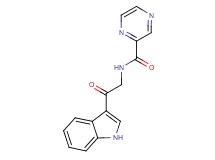N-[2-(1H-indol-3-yl)-2-oxoethyl]-2-pyrazinecarboxamide