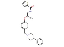 N-(2-{4-[(4-phenyl-1-piperidinyl)methyl]phenoxy}propyl)-2-thiophenecarboxamide