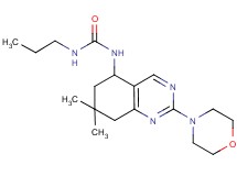 N-[7,7-dimethyl-2-(4-morpholinyl)-5,6,7,8-tetrahydro-5-quinazolinyl]-N'-propylurea